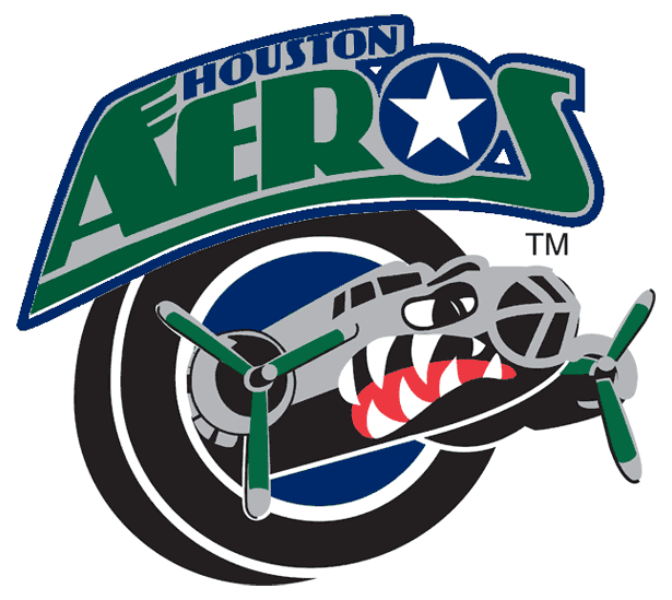 Houston Aeros 2001 02 Primary Logo iron on transfers for T-shirts